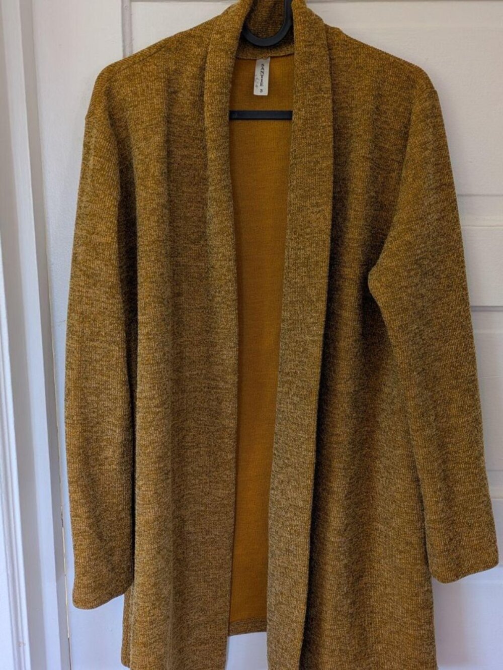 Yellow Open Cardigan
